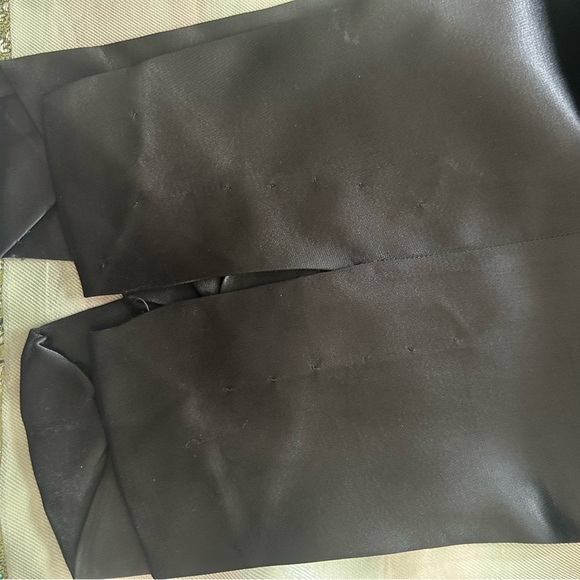 Vintage HANDMADE Traditional Women’s Embroidered Silk Short Jacket w/ pants - Picture 6 of 6